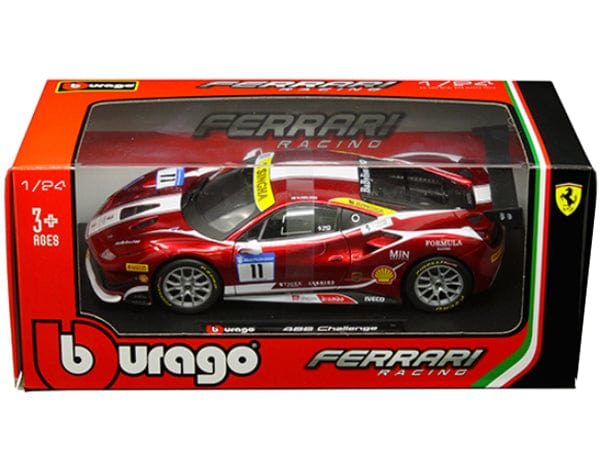 BBurago 26308 1/24 Ferrari Racing 488 Challenge #11 BBurago DIE-CAST MODELS