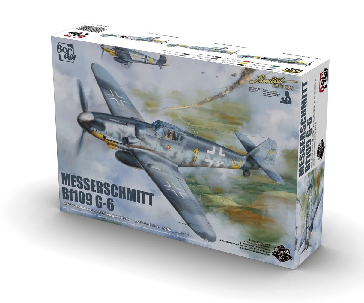 Border Model BF001 1/35 Messerschmitt Bf 109 Plastic Model Kit Border Model PLASTIC MODELS