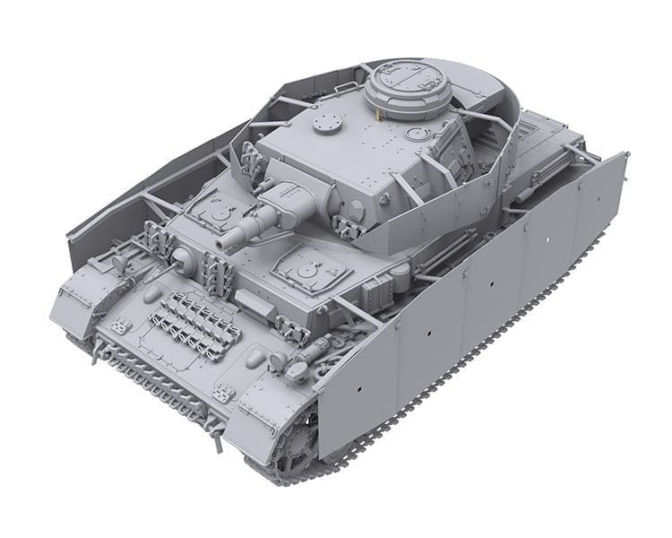 Border Model BT003 1/35 Panzer IV F1 Vorpanzer & Schuzen Plastic Model Kit Border Model PLASTIC MODELS