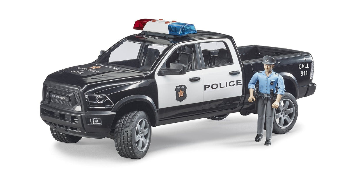 Bruder 1/16 RAM 2500 Police Truck with Policeman - Hobbytech Toys