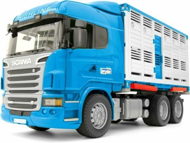 Bruder 1/16 Scania R-Series Cattle Transportation Truck - Hobbytech Toys