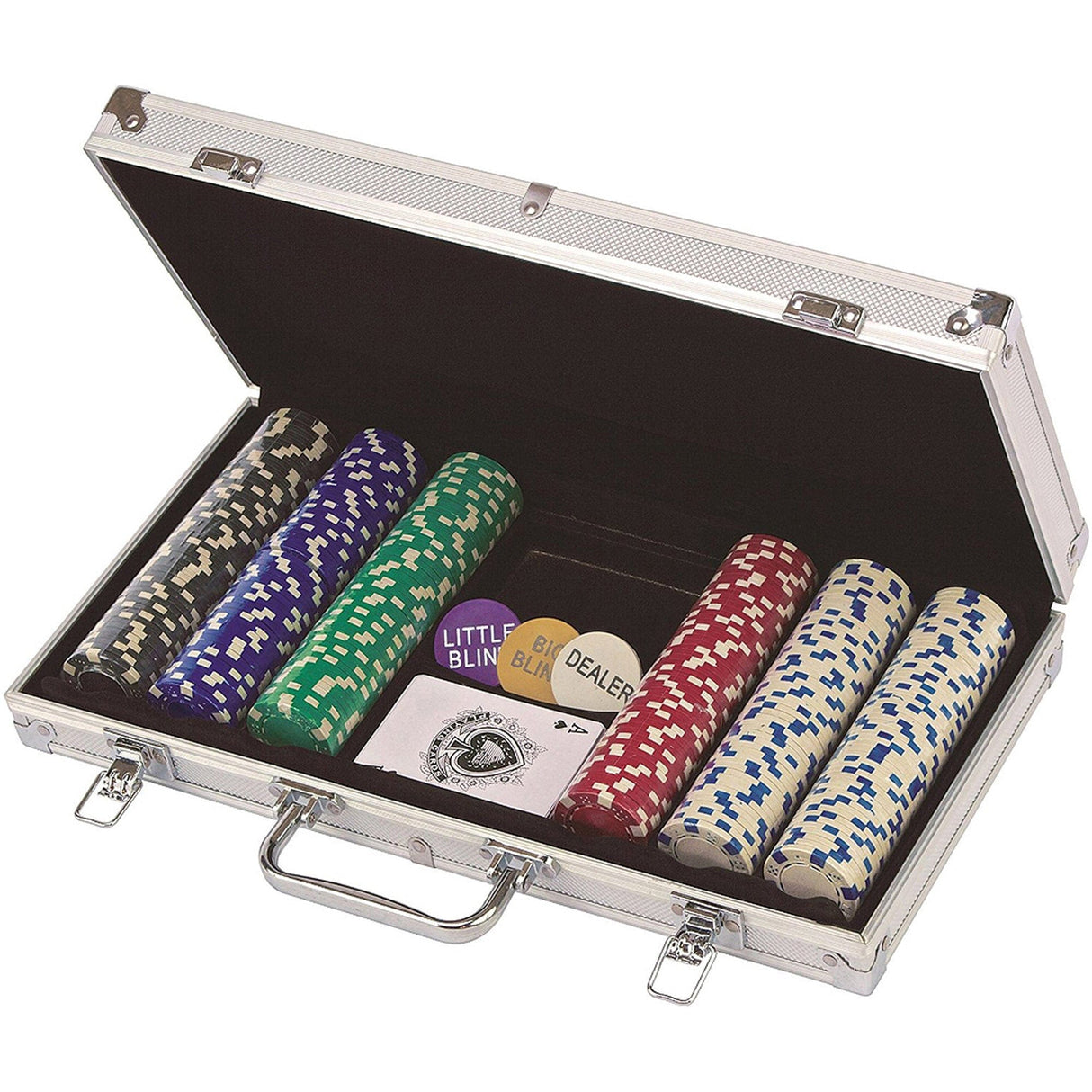 Cardinal Games 11.5G 300Pcs Poker Chip Set In Alloy Case Cardinal TOY SECTION