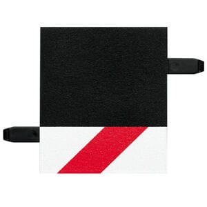 Carrera 20589 Evo/Digital Shoulder For 1/4 Straight (4pcs) Carrera SLOT CARS - PARTS