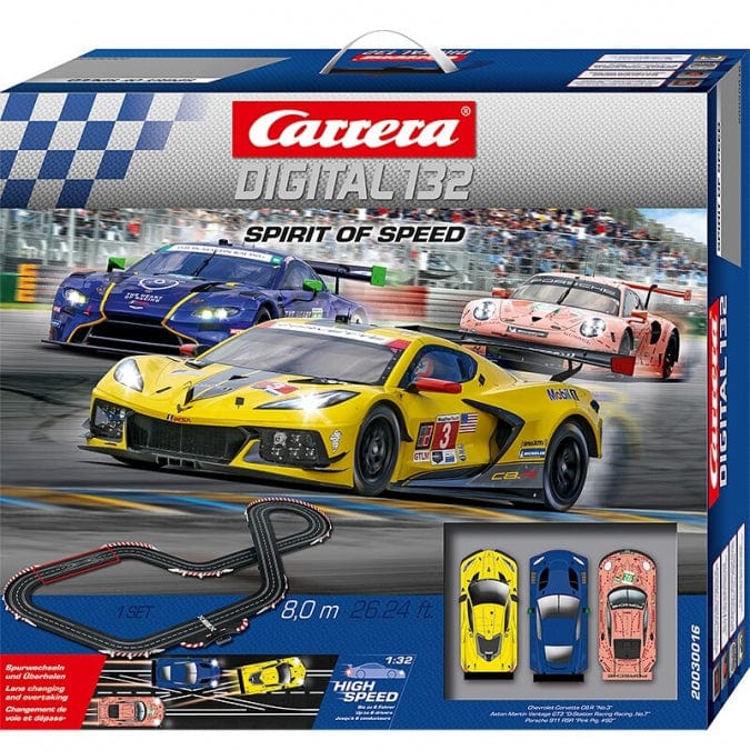 Carrera 30016 Digital 1/32 Spirit Of Speed 3 Car 8m Starter Set Carrera SLOT CARS