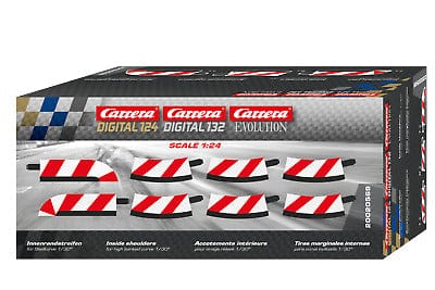 Carrera Evo/Digital 20569 Inside Shoulder for High Bank Curves 1/30Deg (8) Carrera SLOT CARS