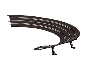 Carrera Evo/Digital Hi Banked Curve Track 2/30 (6pcs) - Hobbytech Toys