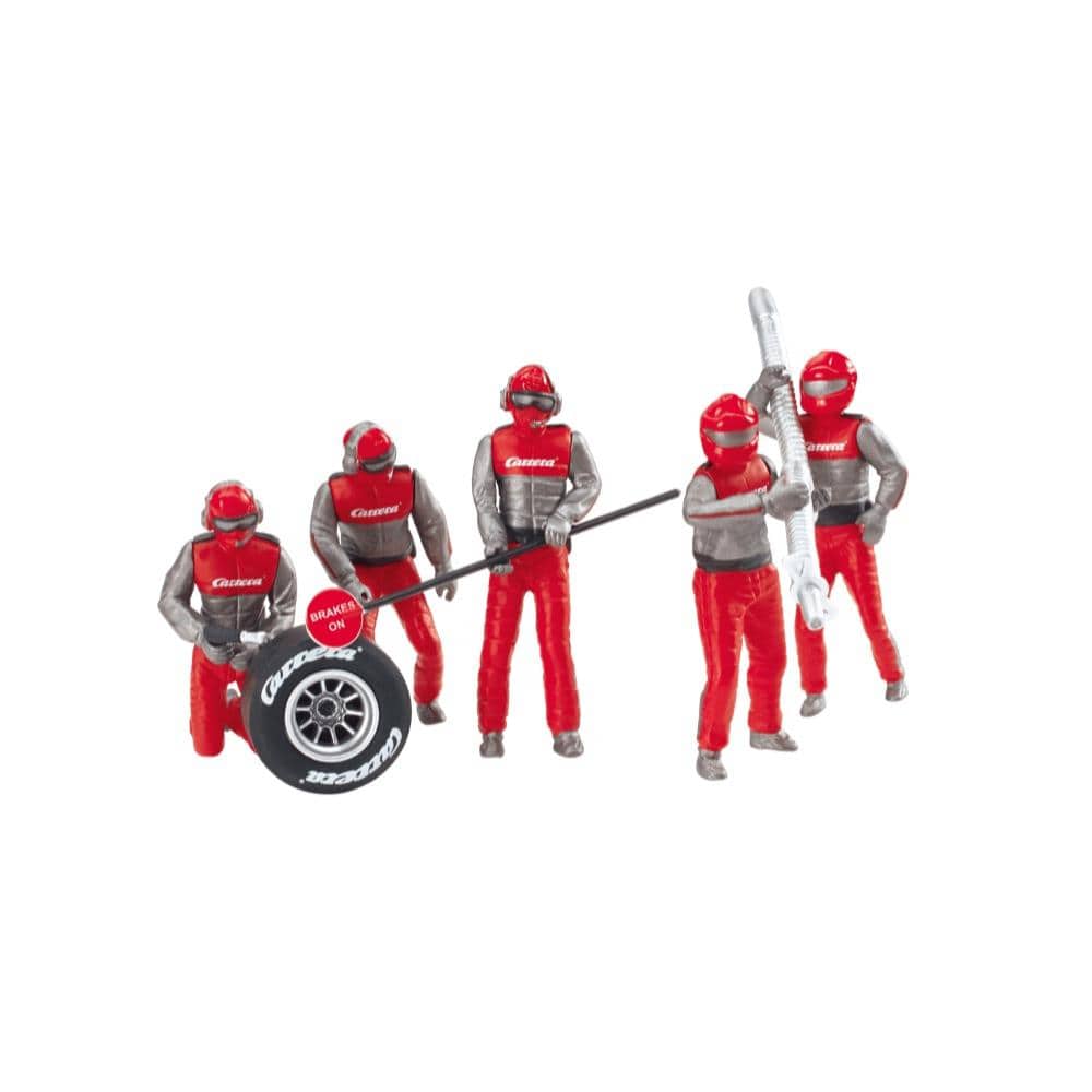 Carrera 21131 Evo/Digital 132 Pit Mechanics Red (5) Carrera SLOT CARS