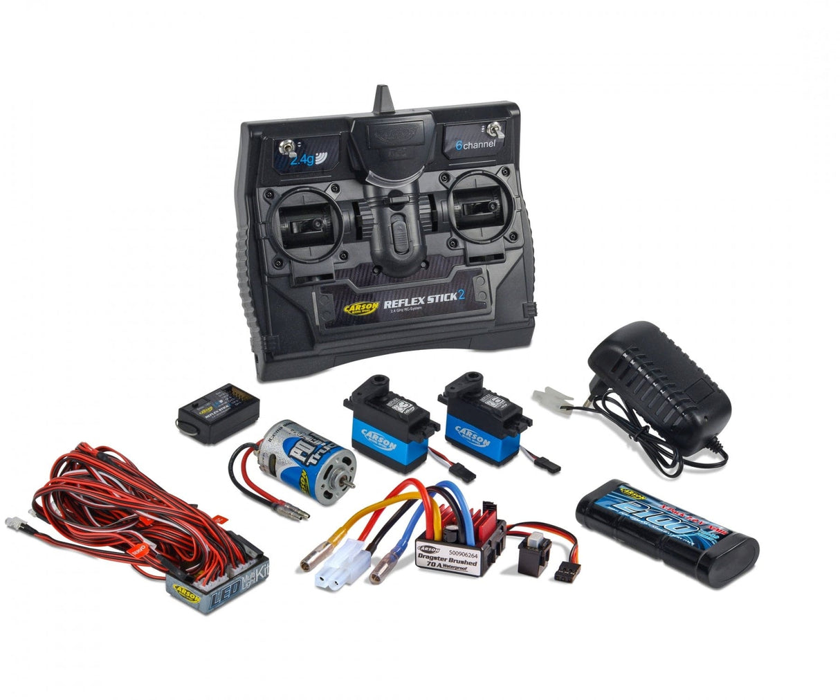 Carson Reflex Stick RC Truck Starter Set 2.4G 6CH - Hobbytech Toys