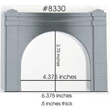 Chooch 8330 HO Double-Track Concrete Tunnel Portal - 6-5/8 x 5-1/4 16.8 x 13.3cm - Hobbytech Toys