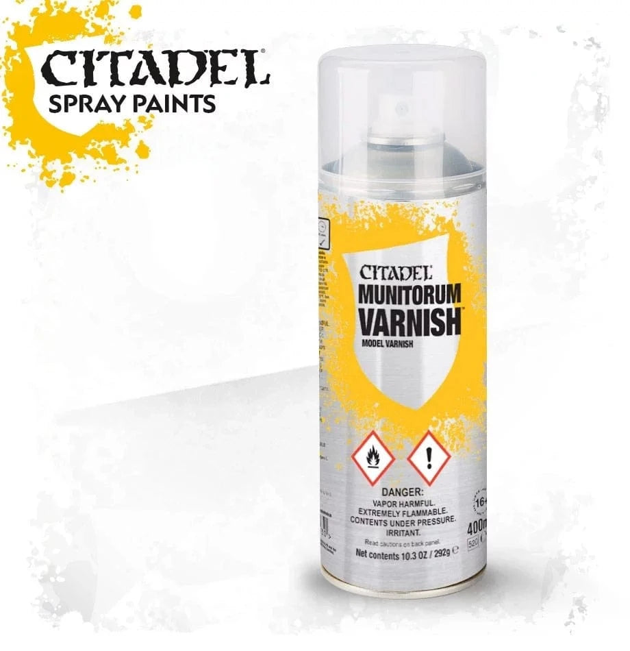 GW 62-03 Citadel Spray Paint: Munitorum Varnish - Hobbytech Toys