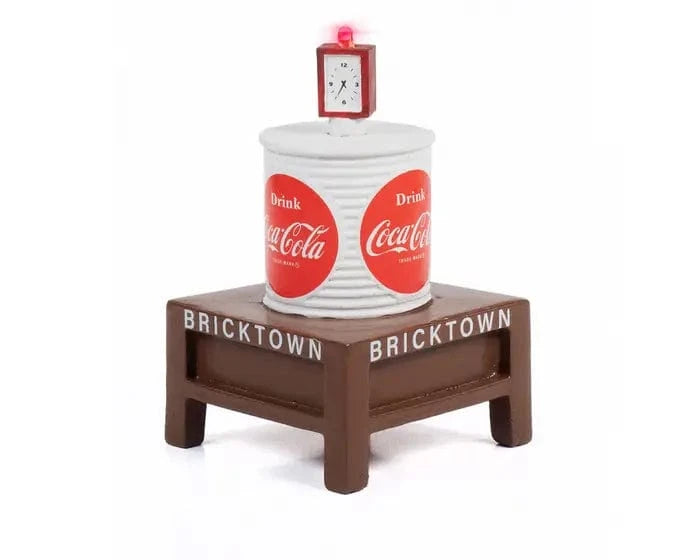 Classic Metal Works HO 1940s-1960s-Era Water Tower with Light - Assembled - Coca-Cola - Hobbytech Toys