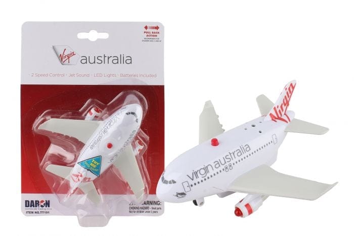 Daron Virgin Australia Pull Back Light/Snd NULL DIE-CAST MODELS