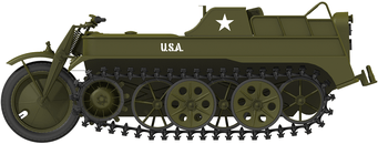 Daswerk 35020 1/35 Sd.Kfz.2 kleines Kettenkrad Plastic Model Kit Das Werk PLASTIC MODELS