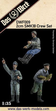Daswerk F009 1/35 Set SMK - 3 figures Plastic Model Kit Das Werk PLASTIC MODELS