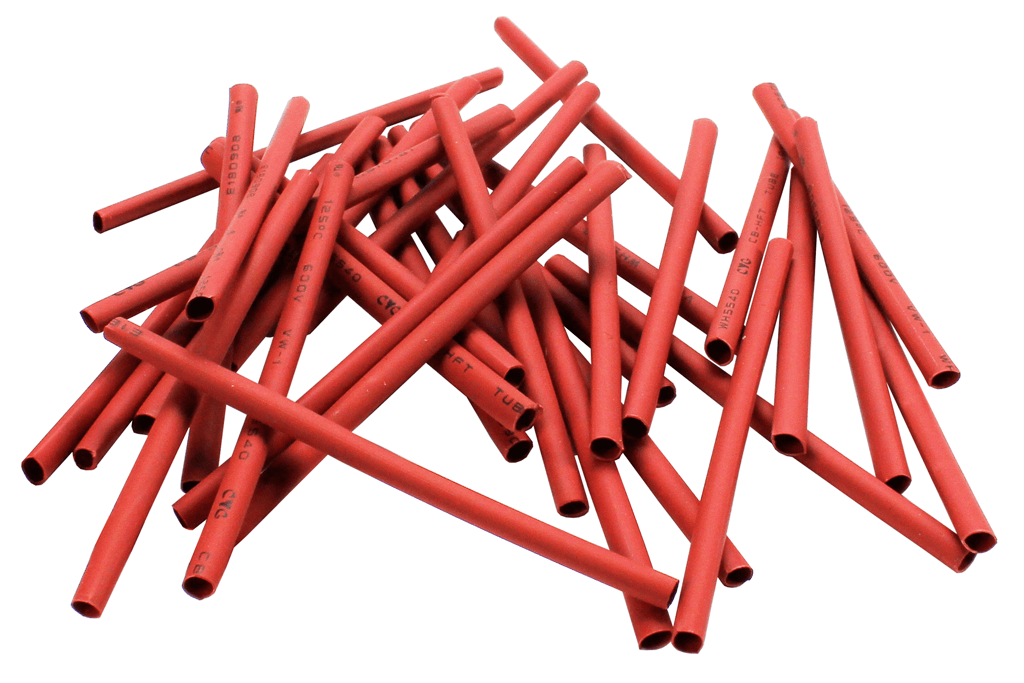 DCC Concepts 1mm Heat Shrink Red (36 Pack) DCC Concepts TRAINS - DCC
