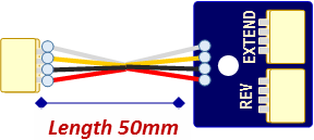 DCC Concepts 3X Short (50mm) Cobalt-SS Reverse Connection Adapters DCC Concepts TRAINS - DCC