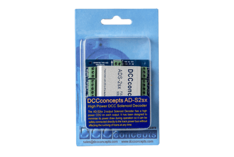 DCC Concepts Accessory Decoder CDU Solenoid Drive SX-2 way DCC Concepts TRAINS - DCC