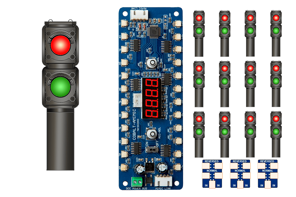 DCC Concepts Alpha Mimic 12X Us-Type Ground Signal DCC Concepts TRAINS - DCC