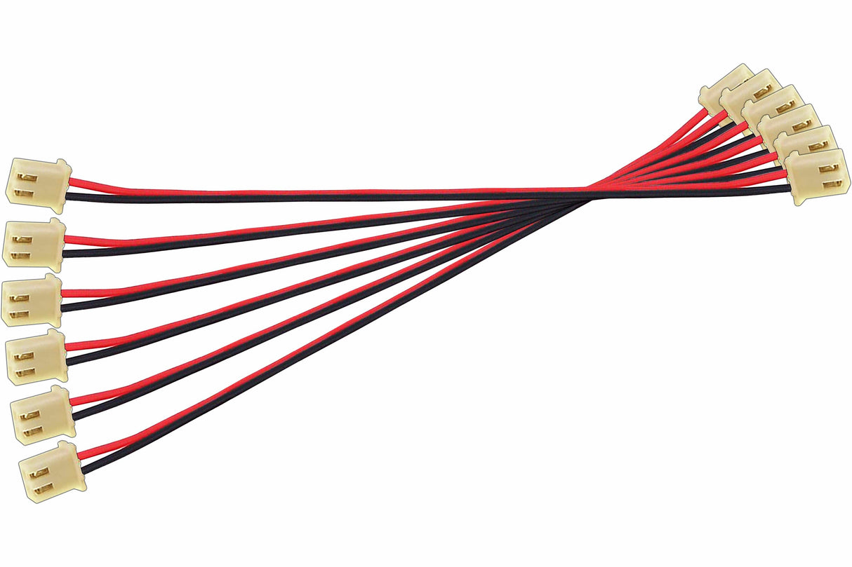 DCC Concepts Alpha Mimic Extension Leads - 6X 150mm DCC Concepts TRAINS - DCC