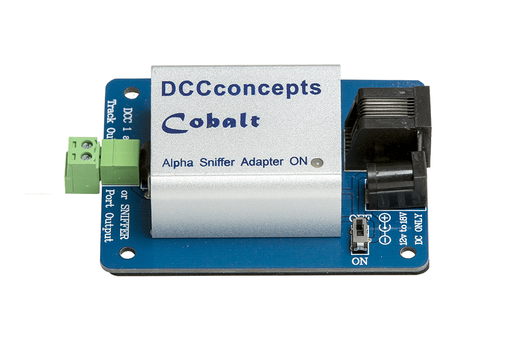 DCC Concepts Cobalt Alpha DCC Power Bus Driver And Sniffer Adapter DCC Concepts TRAINS - DCC