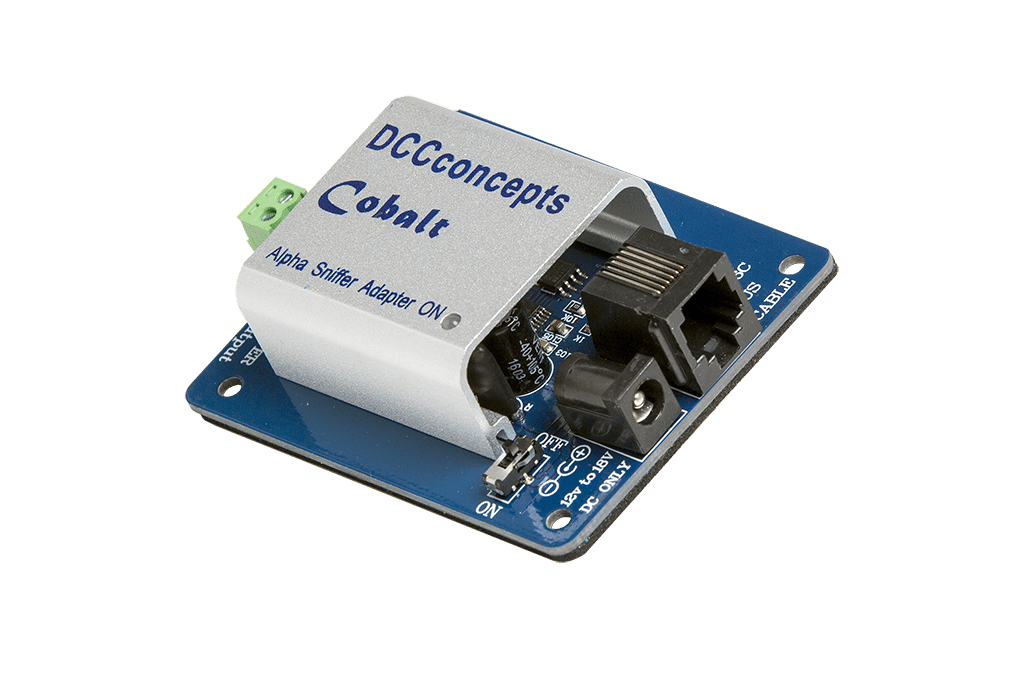 DCC Concepts Cobalt Alpha DCC Power Bus Driver And Sniffer Adapter DCC Concepts TRAINS - DCC