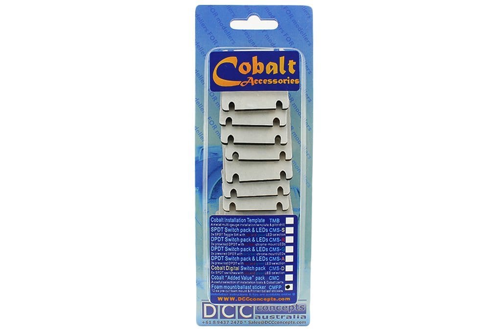DCC Concepts Cobalt Mounting Foam Pads (12 Pack) DCC Concepts TRAINS - DCC