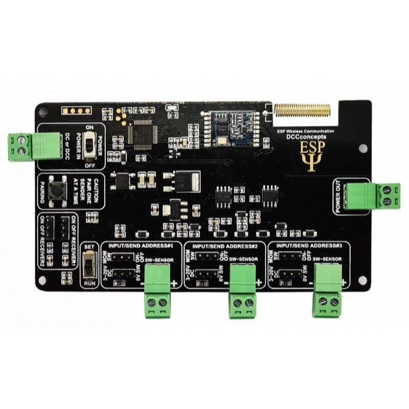 DCC Concepts DCC.ESPS.12 ESP 3-Output DCC Transmitter 4 Pack - Hobbytech Toys