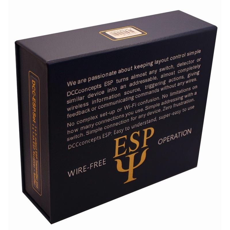 DCC Concepts DCC.ESPS.12 ESP 3-Output DCC Transmitter 4 Pack - Hobbytech Toys