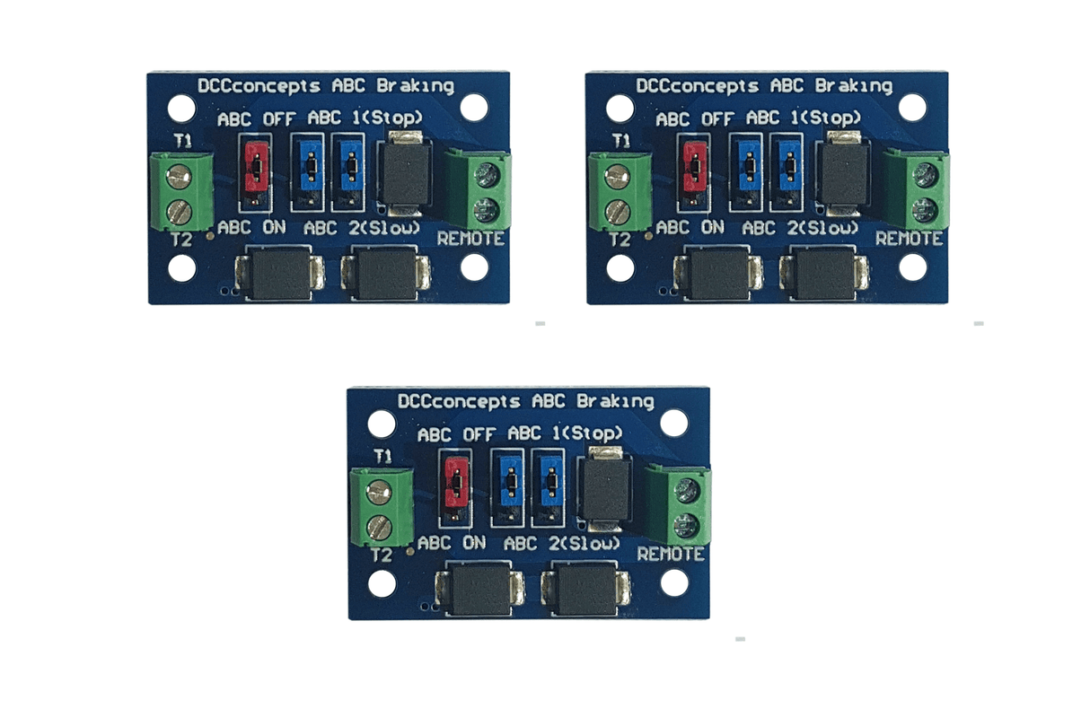DCC Concepts Pack Of 3 ABC Slow Or Stop Modules DCC Concepts TRAINS - DCC
