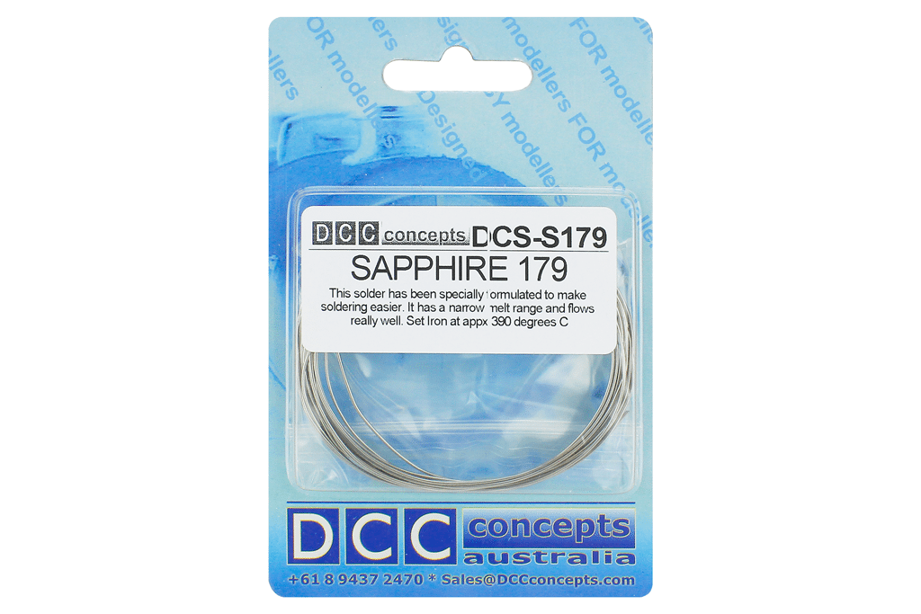 DCC Concepts Sapphire 179 Solder (Super Versatile) DCC Concepts TRAINS - DCC