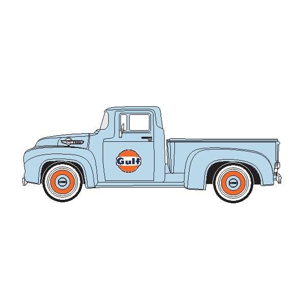 DDA 1/24 Gulf 1956 Ford F-100 Pickup DDA Collectables DIE-CAST MODELS