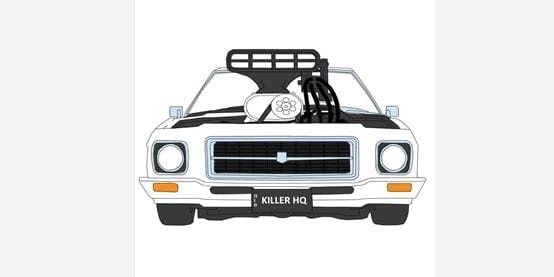 DDA 309K 1/24 Holden HQ Blown 4 Door Slammed Plastic Model Kit - Hobbytech Toys