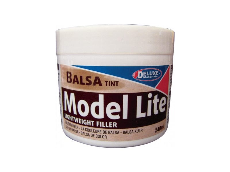 Deluxe Materials BD6 Model Lite Balsa Tint Lightweight Filler 240ml Deluxe Materials SUPPLIES