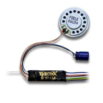 Digitrax SFX0416 1 Amp HO/N Wired SoundFX & Function Decoder NO motor functions Digitrax TRAINS - DCC