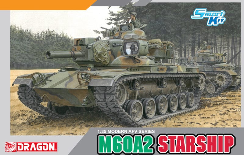 Dragon 1/35 M60A2 Starship Smart Kit** Dragon Models PLASTIC MODELS