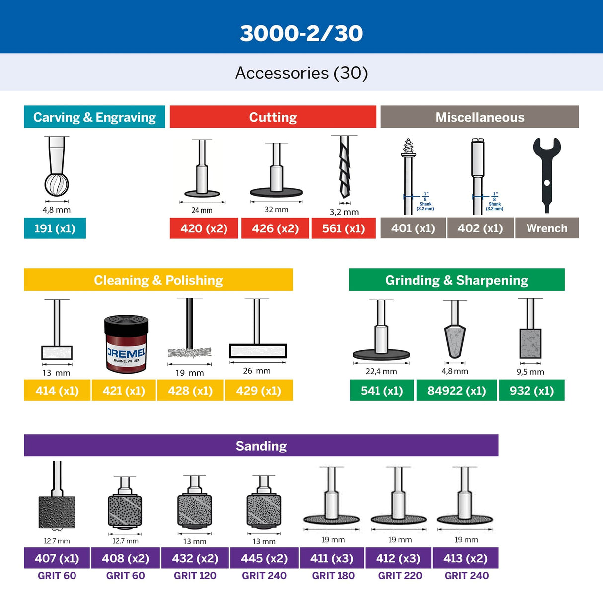 Dremel 3000-2/30 Corded Rotary Tool Kit - Hobbytech Toys