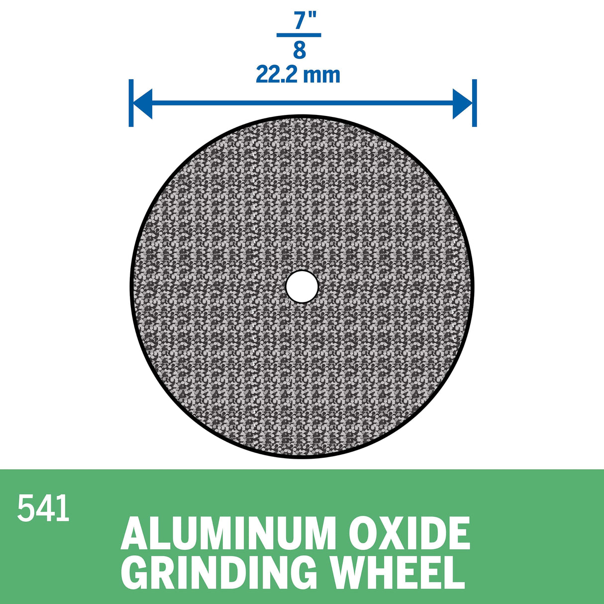 Dremel Aluminium Oxide Grinding Wheel 22.2mm (541) - 2 Pack - Hobbytech Toys