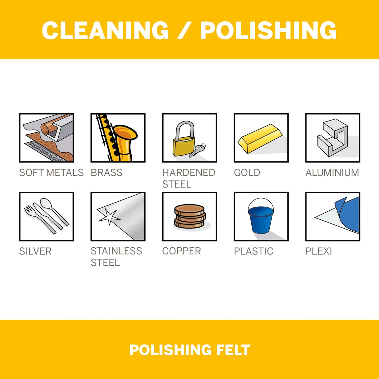 Dremel Polishing Wheel 13mm (414) - 6 Pack - Hobbytech Toys