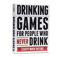 Drinking Games for People who Never Drink Game NULL TOY SECTION