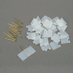 Du-Bro 257 Heavy Duty Nylon Hinges 1/4 Scale (15) DU-BRO RC PLANES - PARTS