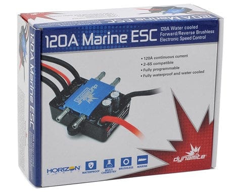 Dynamite 120A Marine Esc 2-6S Dynamite RC BOATS