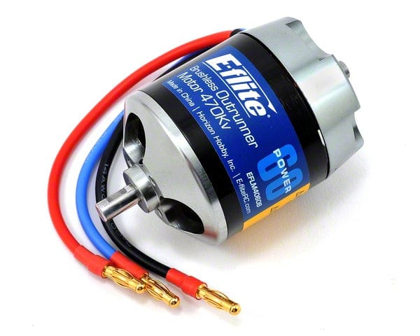 E-Flite EFLM4060B Power 60 Brushless Outrunner Motor 470Kv E-Flite RC PLANES - PARTS