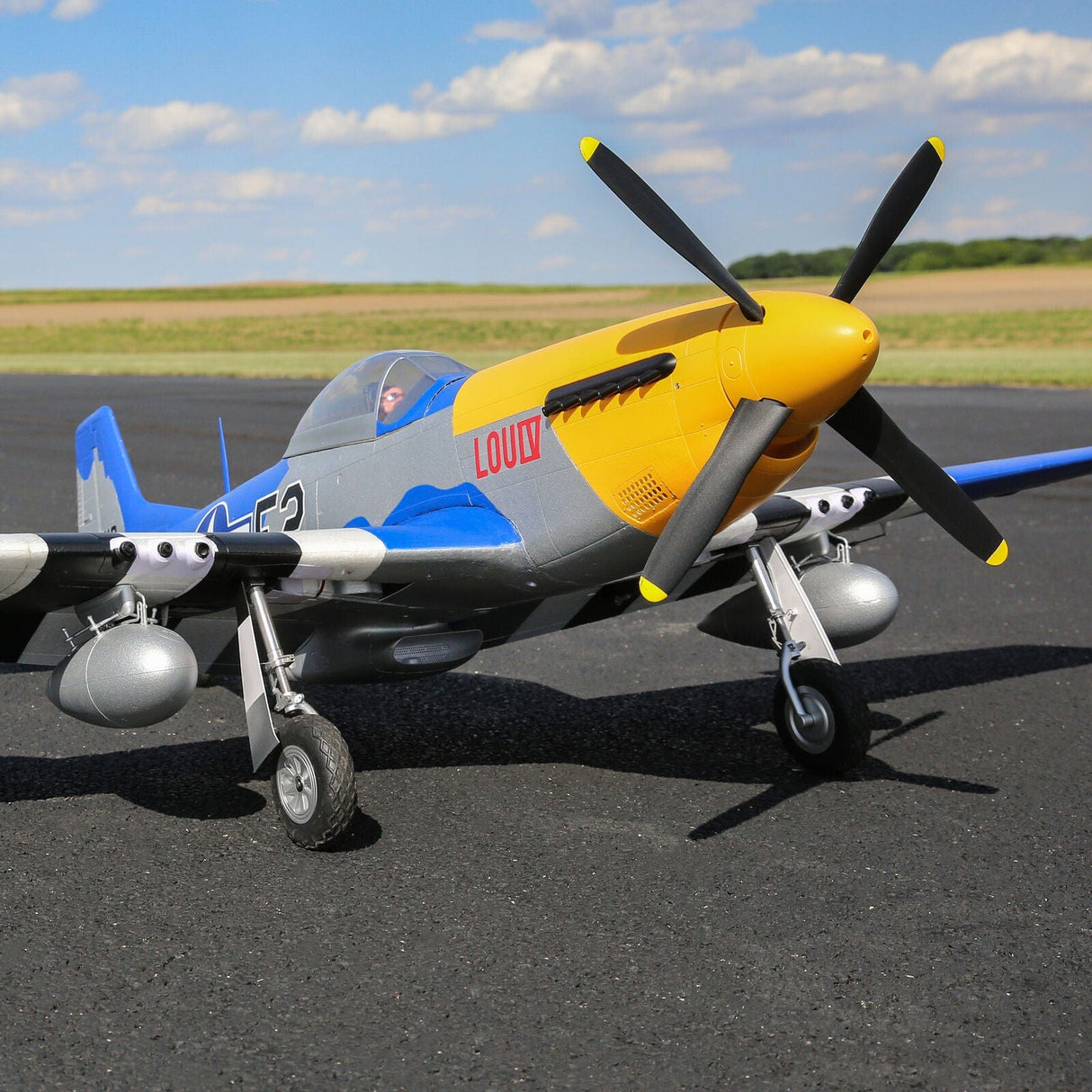 E-Flite P-51D Mustang 1.5m, BNF Basic, EFL01250 - Hobbytech Toys