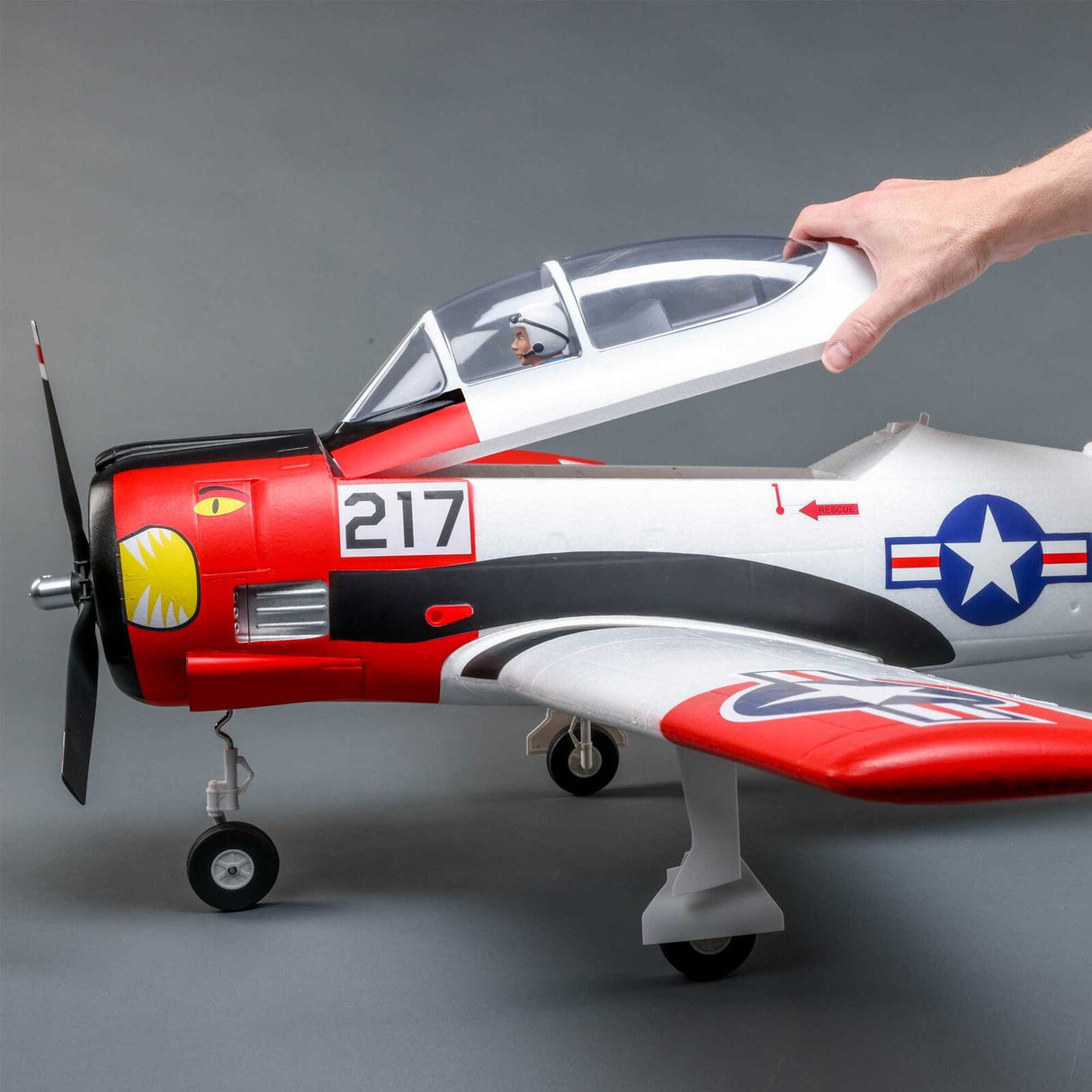 E-Flite T-28 Trojan 1.2m with Smart Technology, BNF Basic - Hobbytech Toys