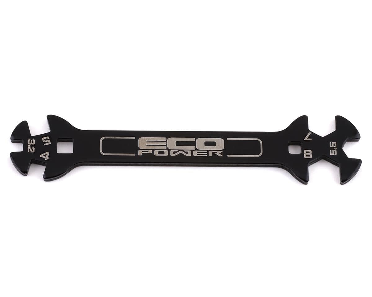 EcoPower Steel Turnbuckle Box Wrench (3.2, 4, 5, 5.5, 7 & 8mm) - Hobbytech Toys