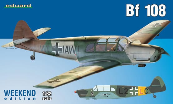 Eduard 03404 1/32 German WWII Bf 108 Weekend edition Eduard PLASTIC MODELS