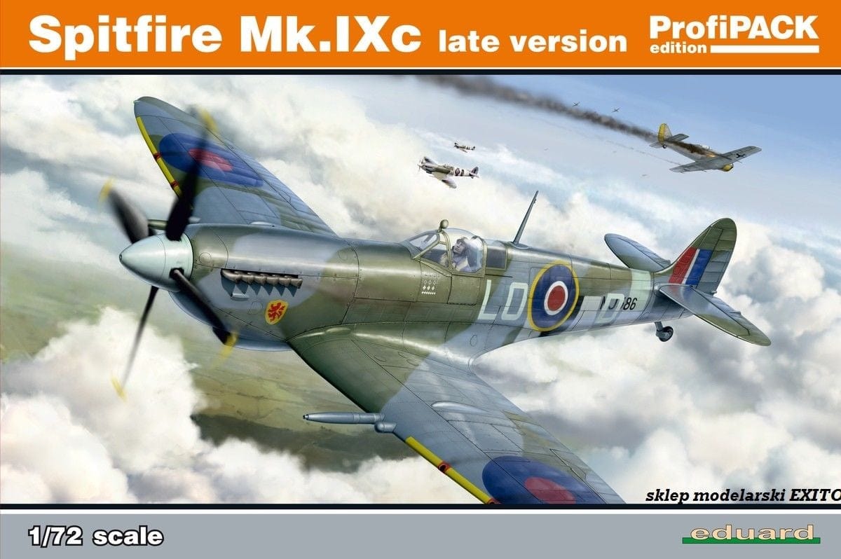 Eduard 70121 1/72 Spitfire Mk.IXc late version Plastic Model Kit Eduard PLASTIC MODELS