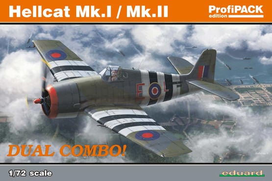 Eduard 7078 1/72 Hellcat Mk.I / Mk.II DUAL COMBO Plastic Model Kit Eduard PLASTIC MODELS