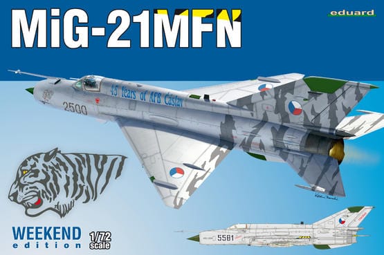 Eduard 7452 1/72 MiG-21MFN Plastic Model Kit Eduard PLASTIC MODELS