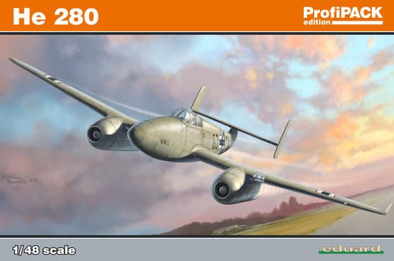 Eduard 8068 1/48 He 280 Plastic Model Kit Eduard PLASTIC MODELS
